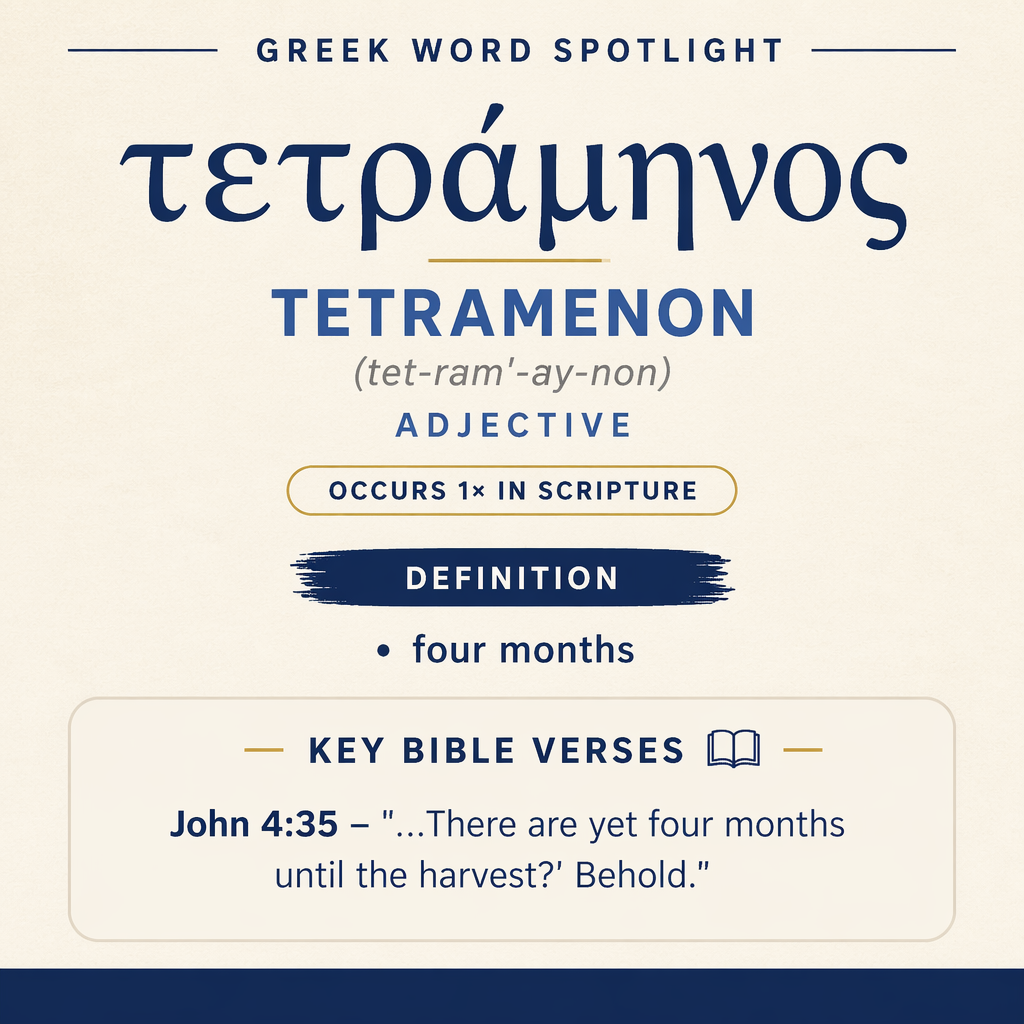 Exploring the Meaning of Tetramenon in Greek statistics
