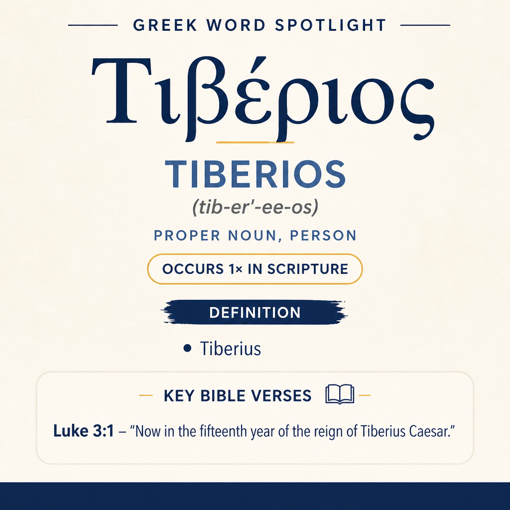 Exploring the Meaning of Tiberios in Greek statistics
