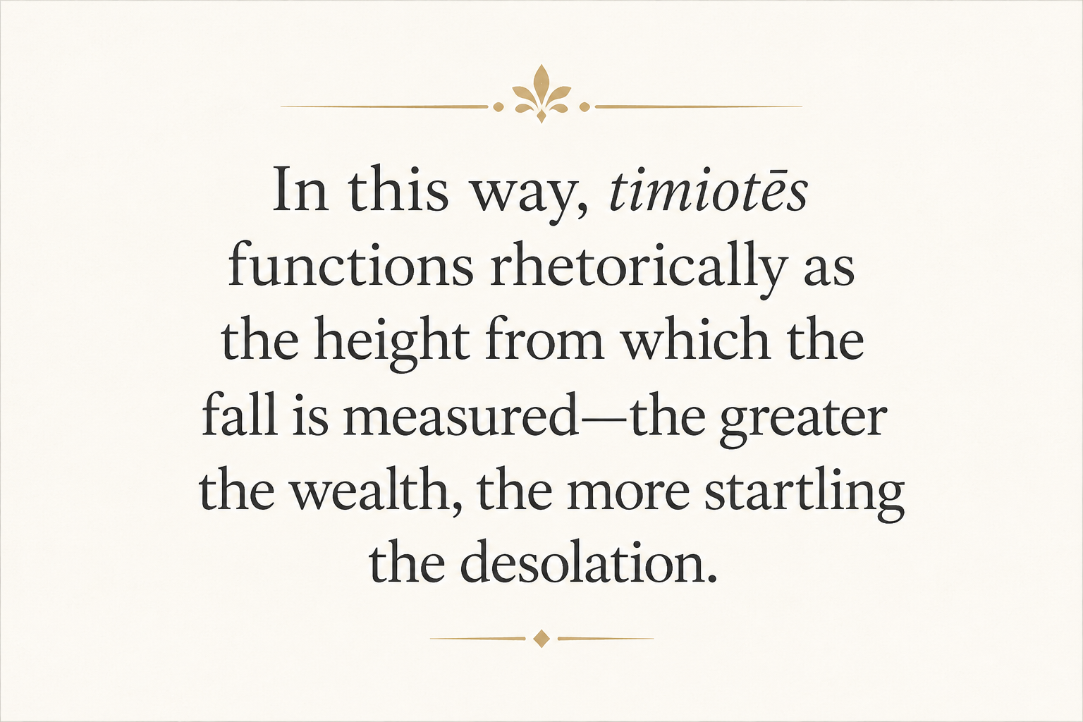Key insight about Exploring the Meaning of Timiotes in Greek