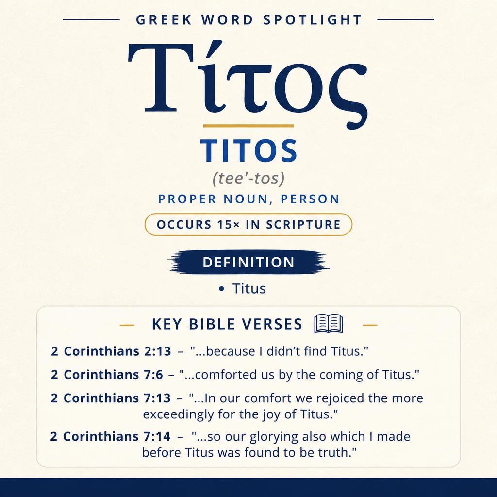 Exploring the Meaning of Titos in Greek statistics
