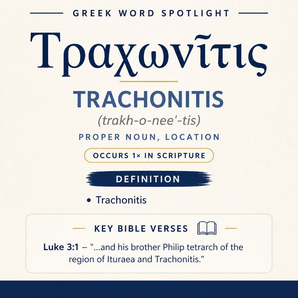 Exploring the Meaning of Trachonitis in Greek statistics