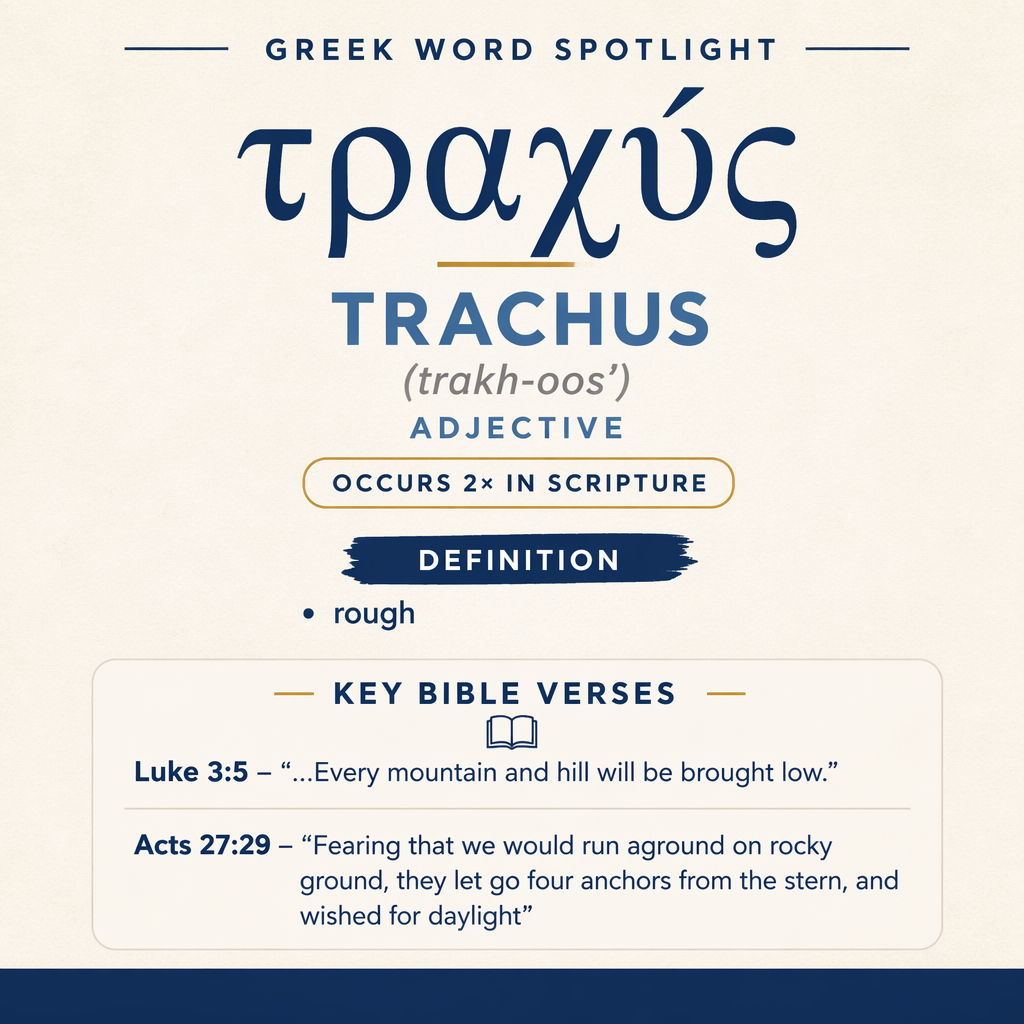 Exploring the Meaning of Trachus in Greek statistics