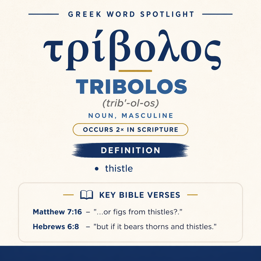 Exploring the Meaning of Tribolos in Greek statistics
