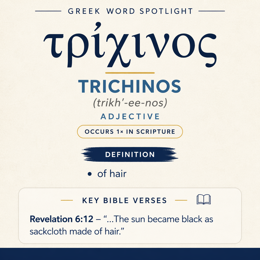 Exploring the Meaning of Trichinos in Greek statistics