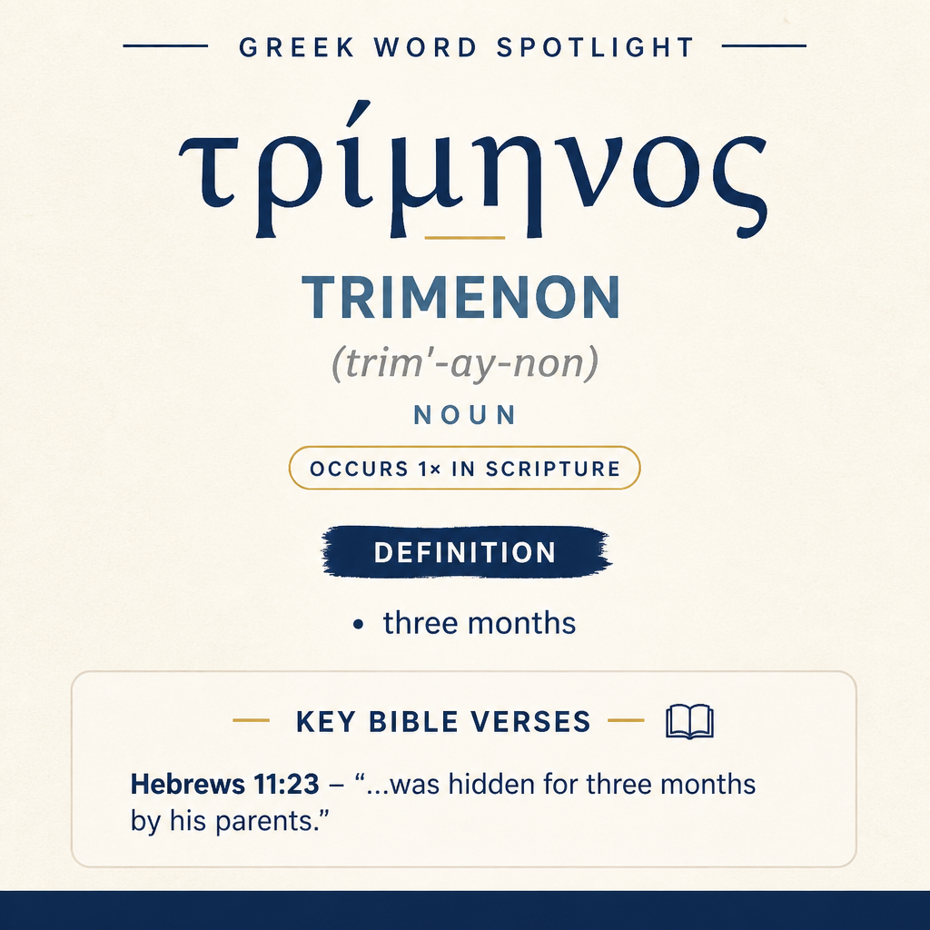 Exploring the Meaning of Trimenon in Greek statistics