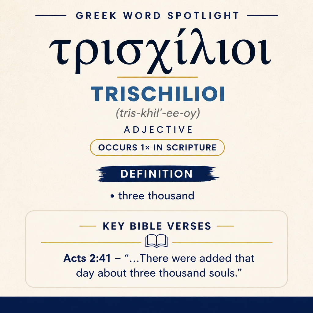 Exploring the Meaning of Trischilioi in Greek statistics