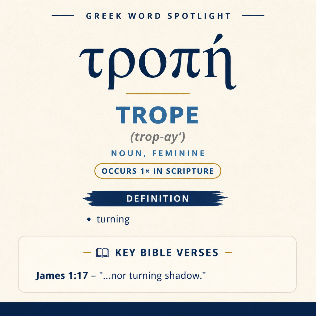 Exploring the Meaning of Trope in Greek statistics