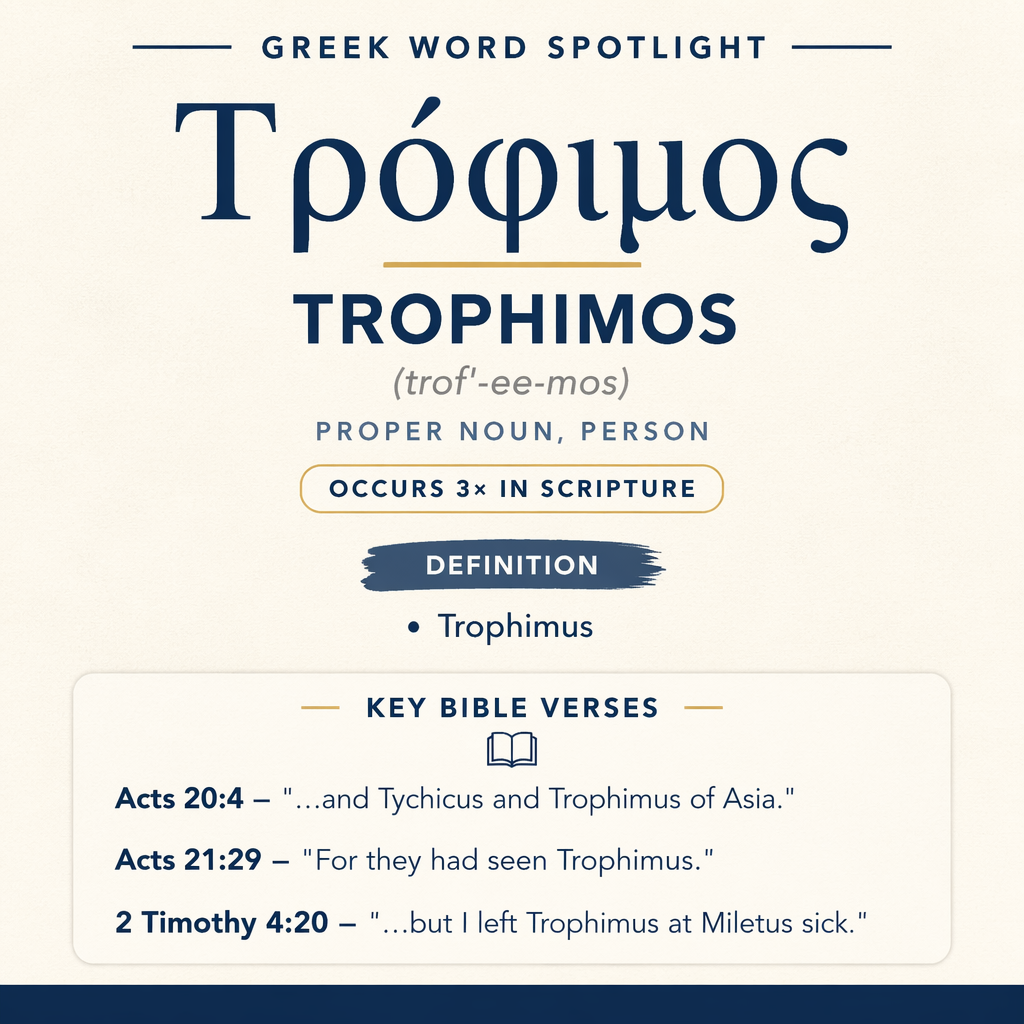 Exploring the Meaning of Trophimos in Greek statistics