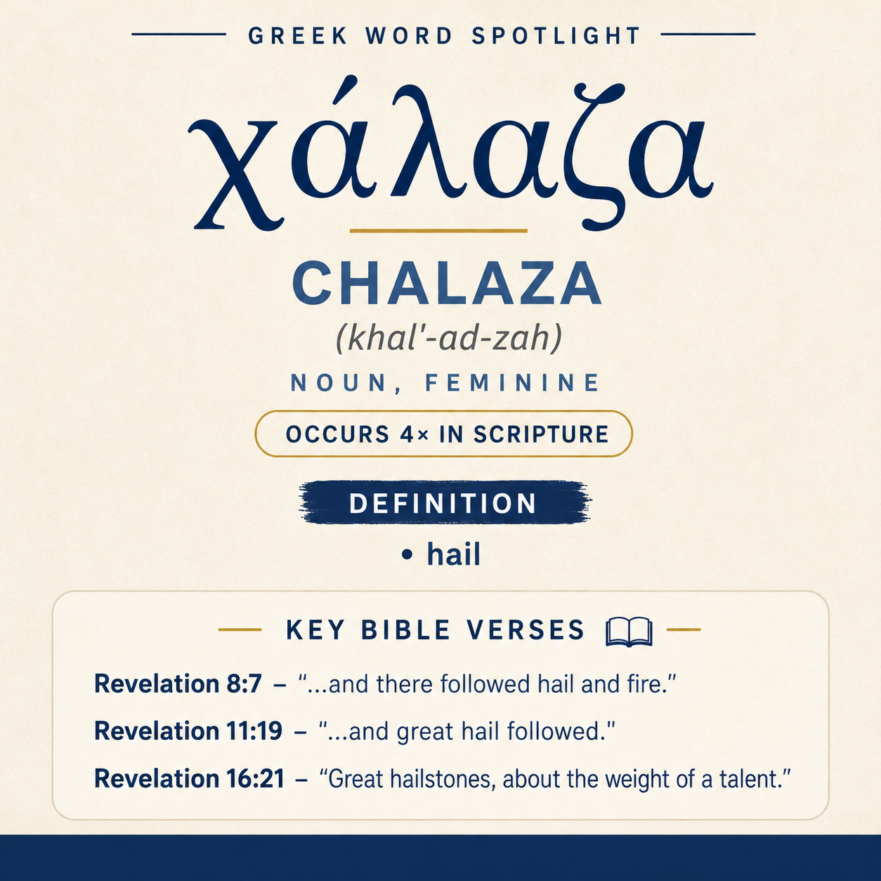 Exploring the Meaning of Chalaza in Greek statistics