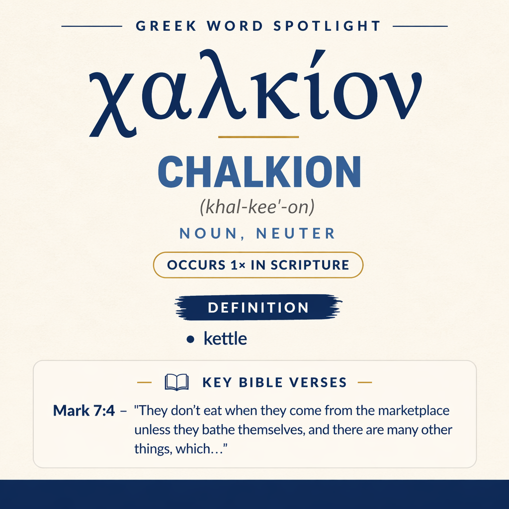 Exploring the Meaning of Chalkion in Greek statistics