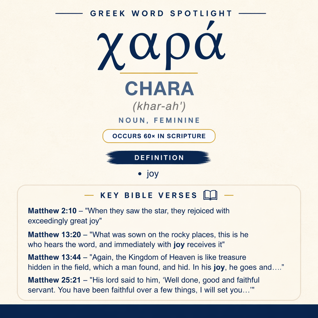 Exploring the Meaning of Chara in Greek statistics