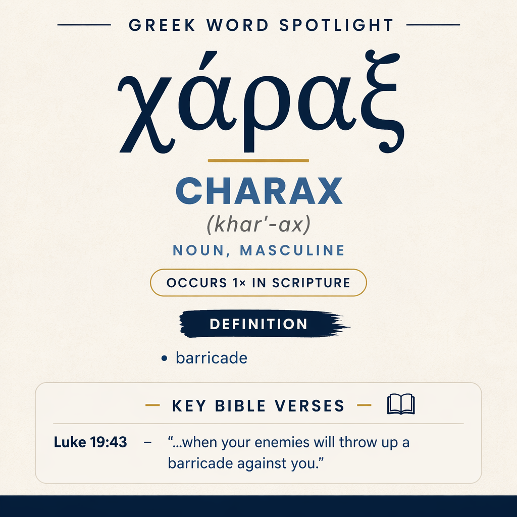Exploring the Meaning of Charax in Greek statistics
