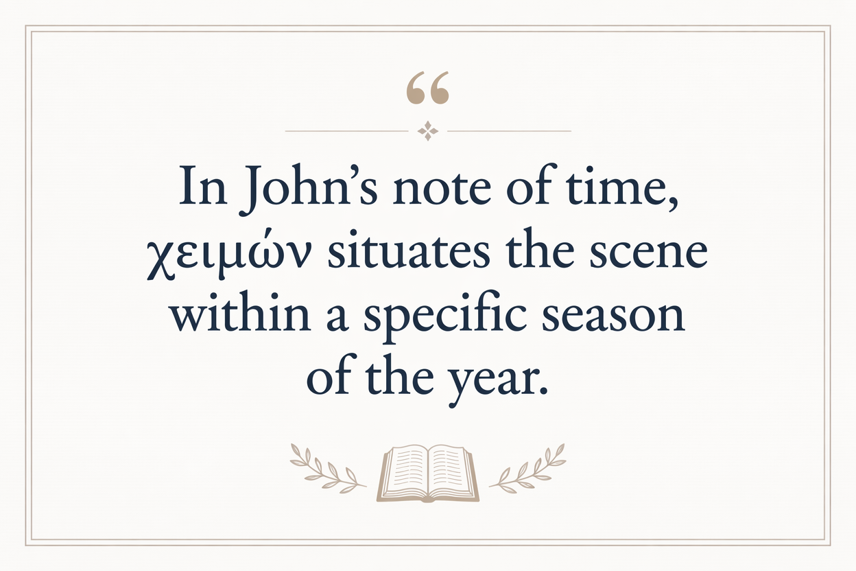 Key insight about Exploring the Meaning of Cheimon in Greek