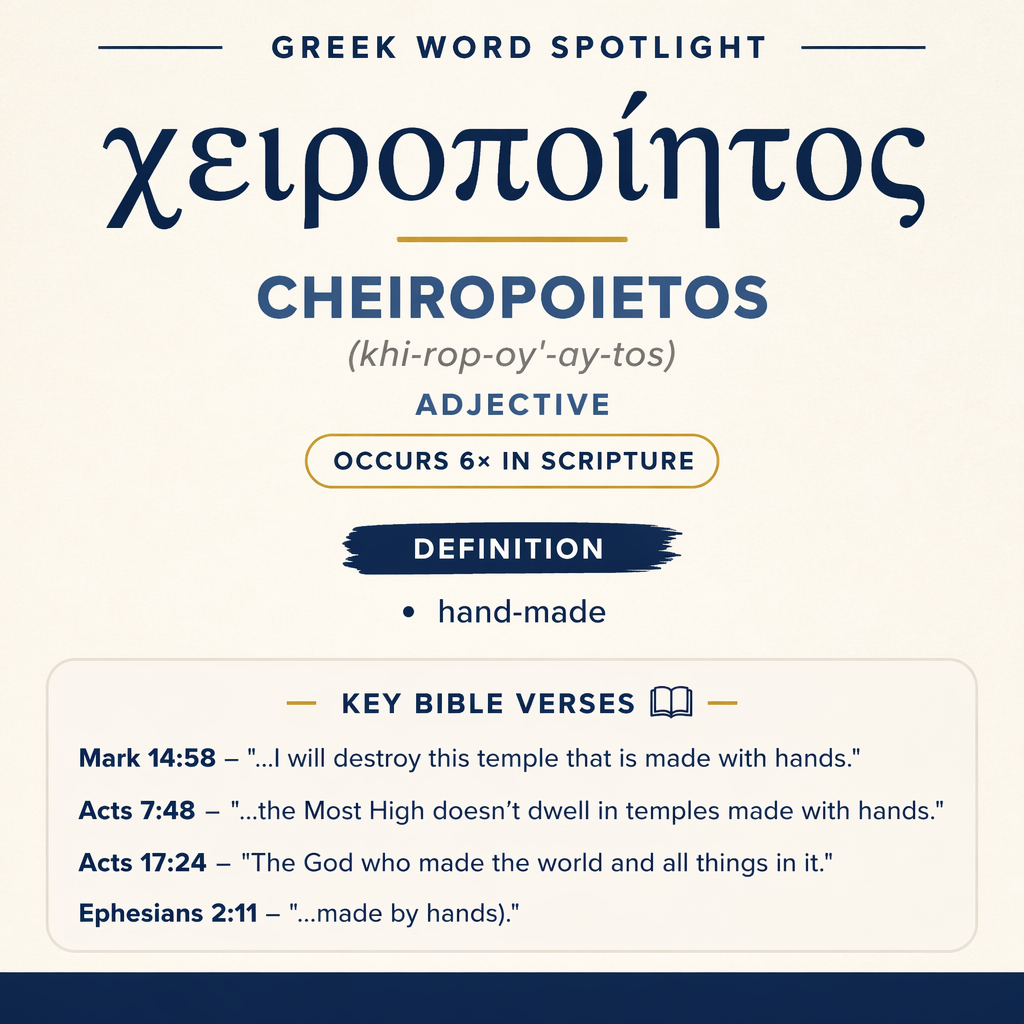 Exploring the Meaning of Cheiropoietos in Greek statistics