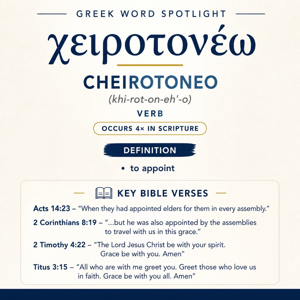 Exploring the Meaning of Cheirotoneo in Greek statistics