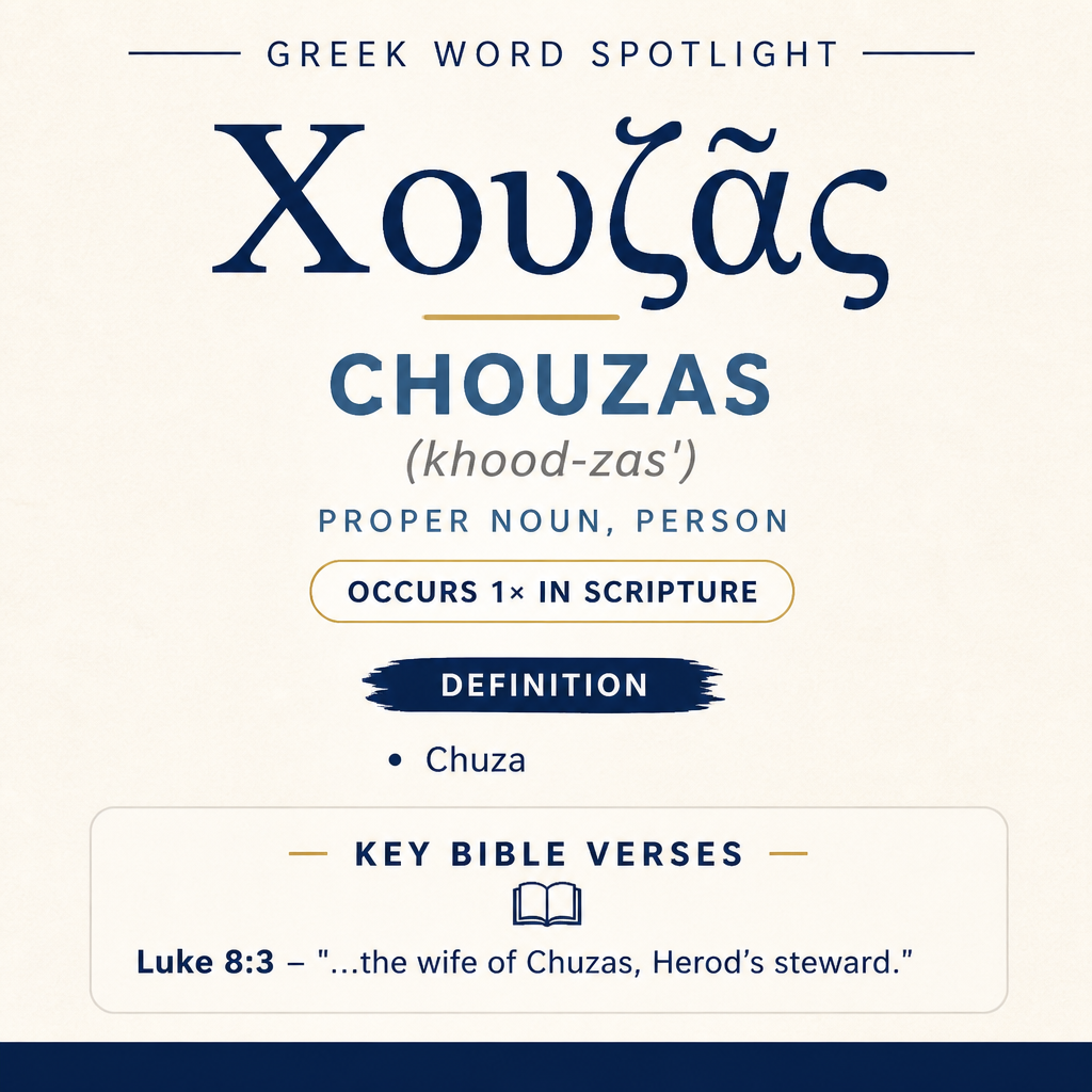 Exploring the Meaning of Chouzas in Greek statistics
