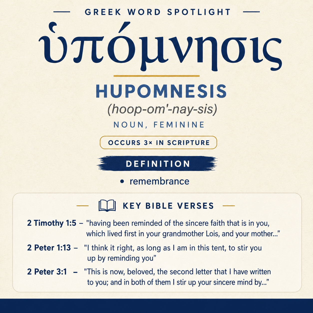 Exploring the Meaning of Hupomnesis in Greek statistics