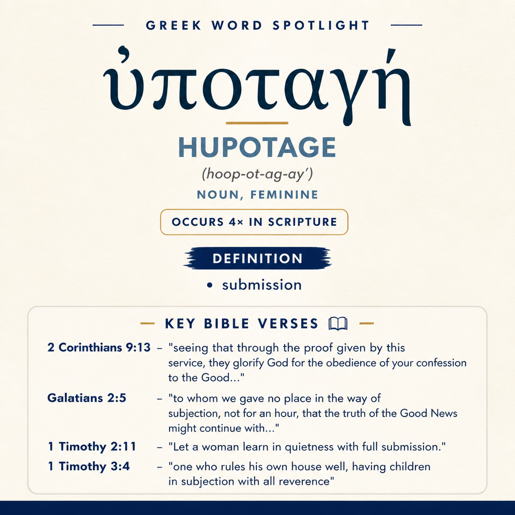Exploring the Meaning of Hupotage in Greek statistics