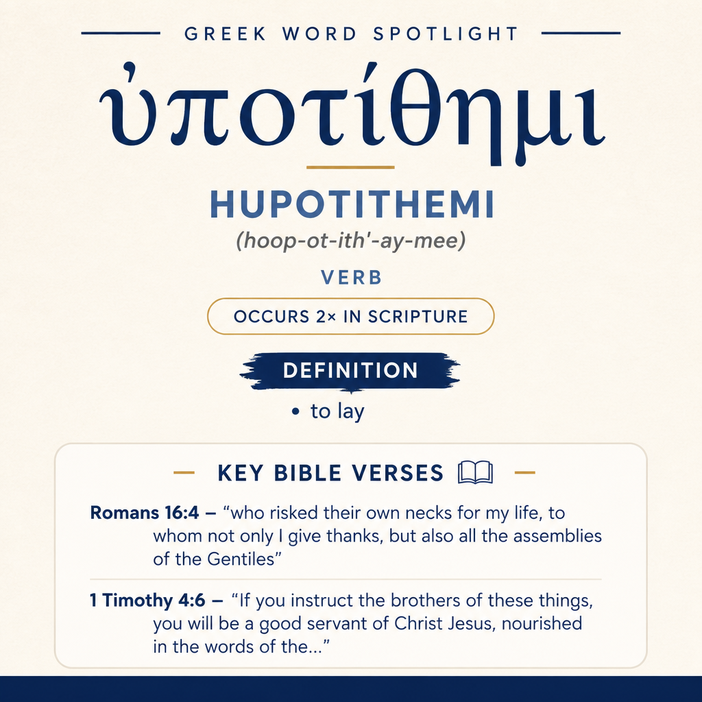 Exploring the Meaning of Hupotithemi in Greek statistics