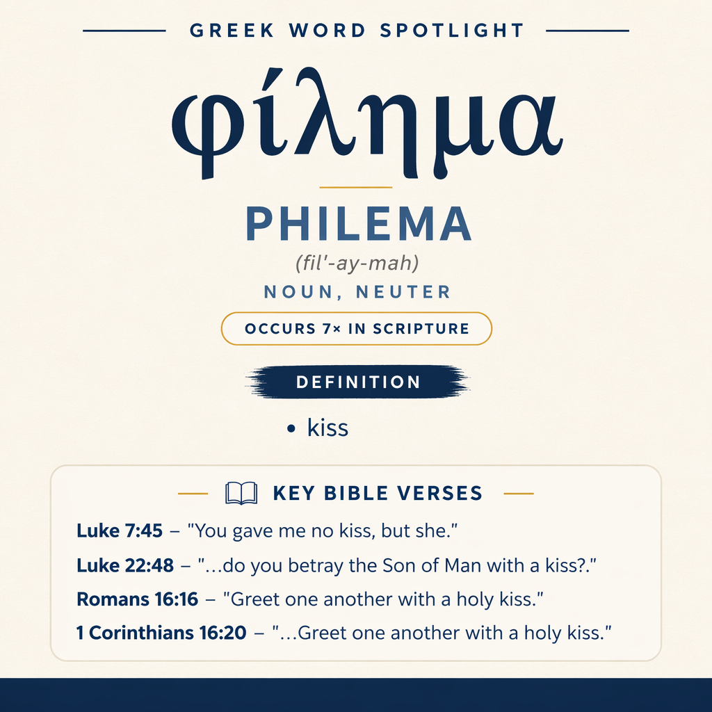 Exploring the Meaning of Philema in Greek statistics