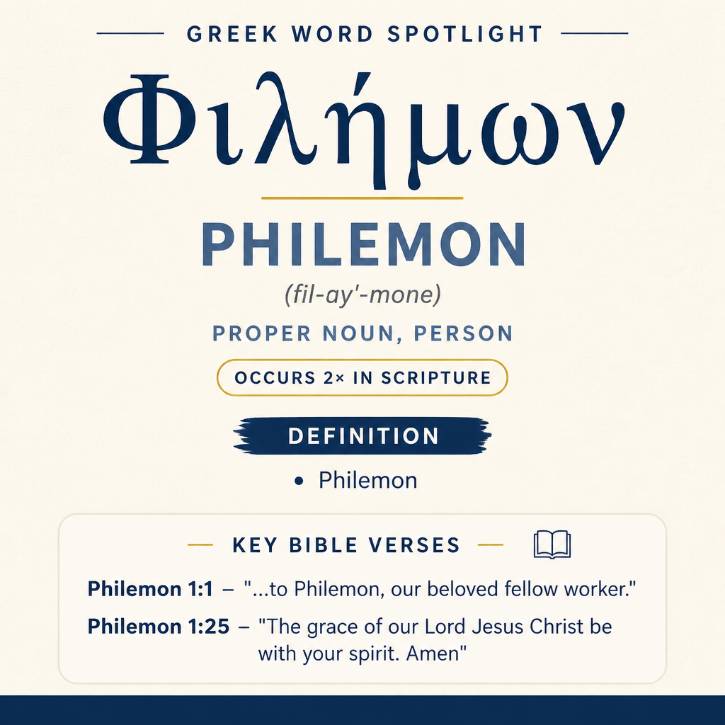 Exploring the Meaning of Philemon in Greek statistics