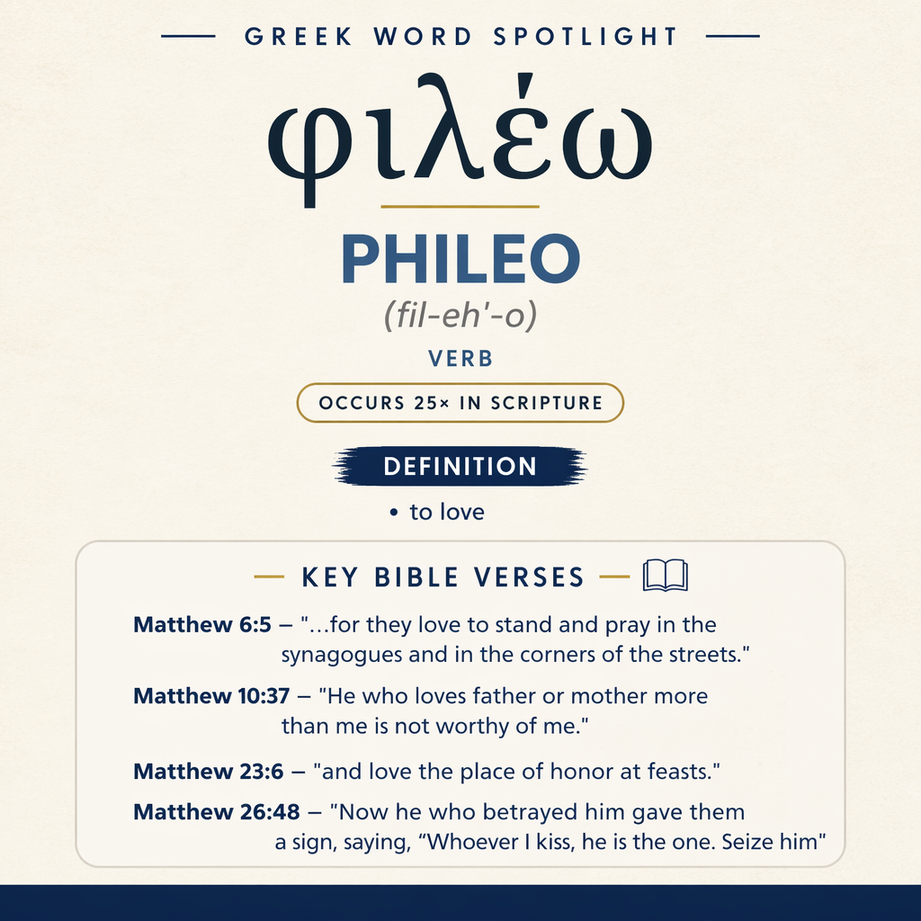 Exploring the Meaning of Phileo in Greek statistics