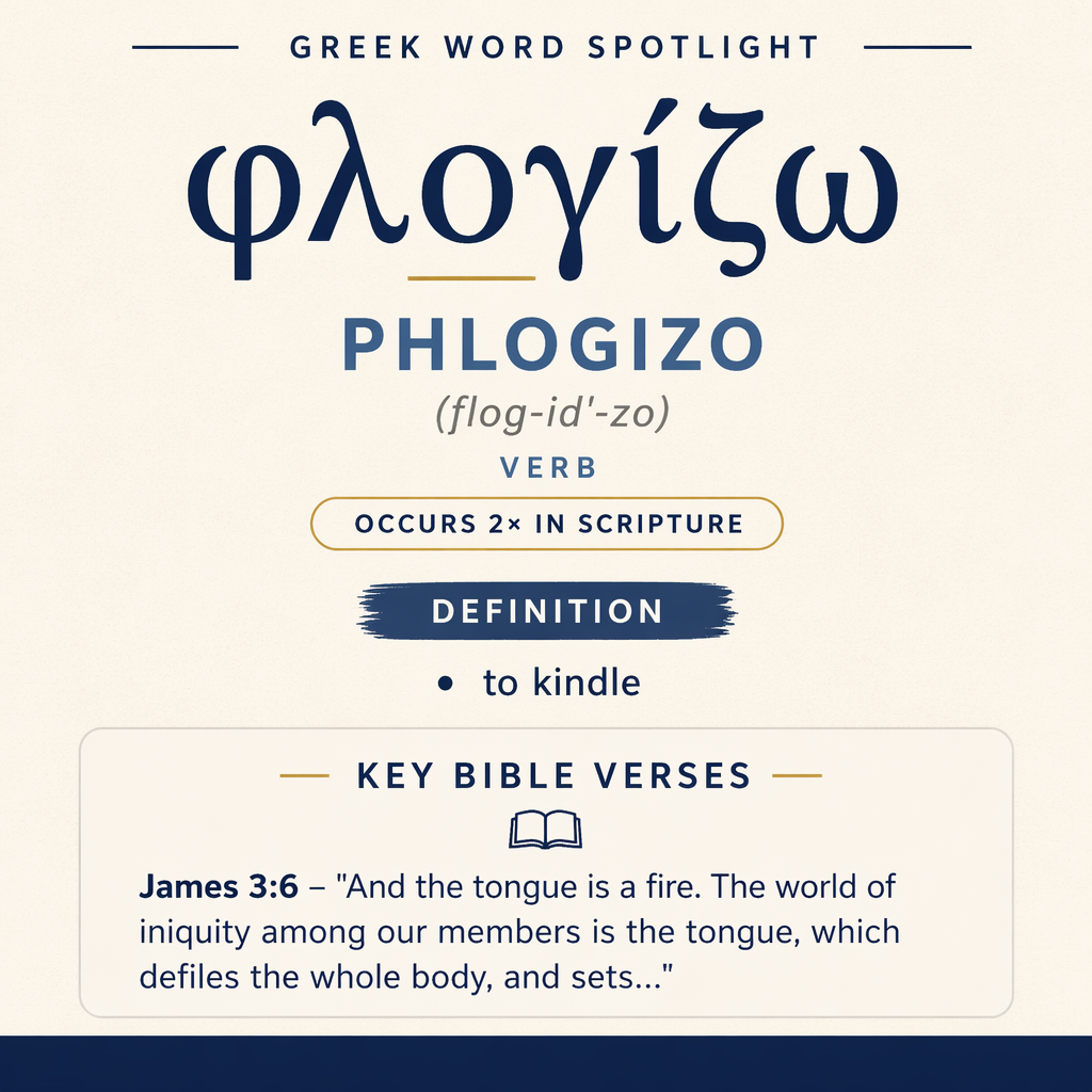 Exploring the Meaning of Phlogizo in Greek statistics