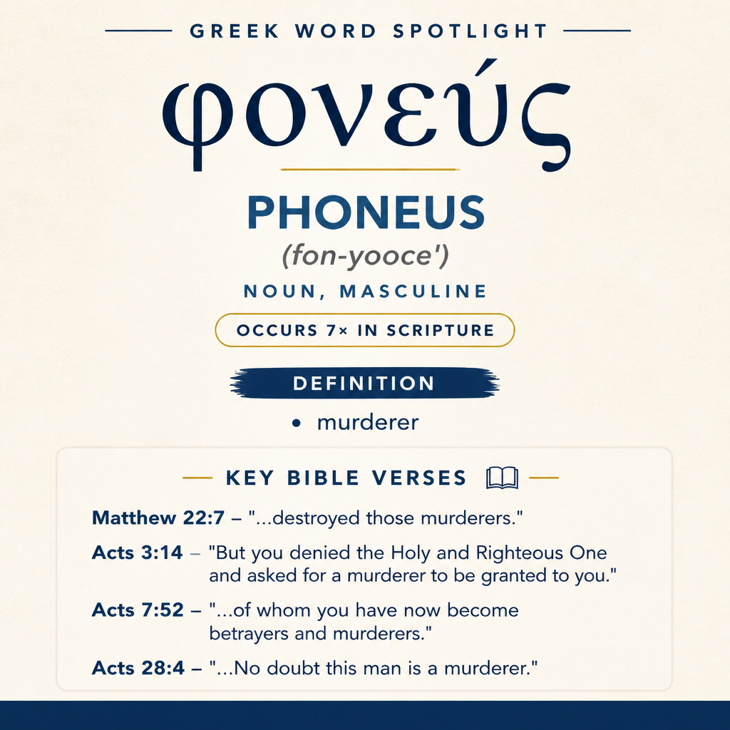 Exploring the Meaning of Phoneus in Greek statistics