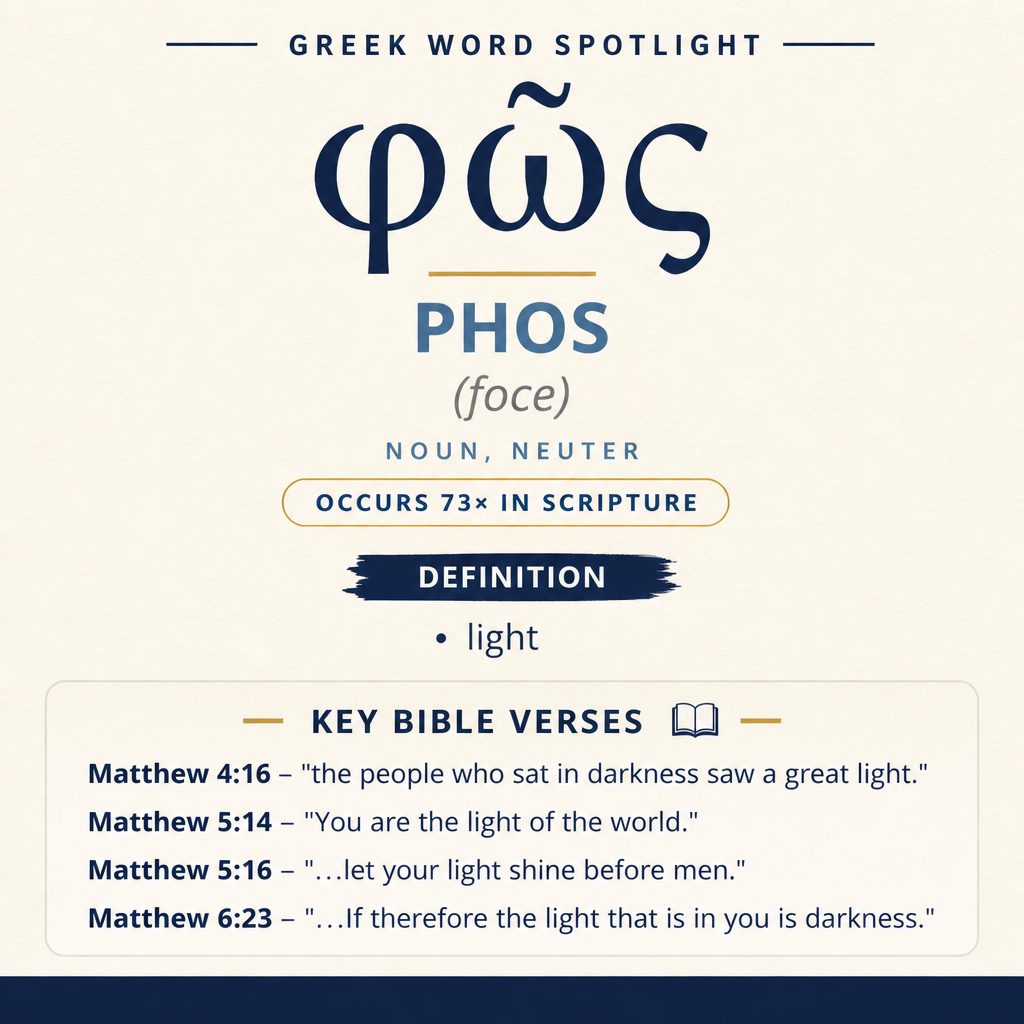 Exploring the Meaning of Phos in Greek statistics