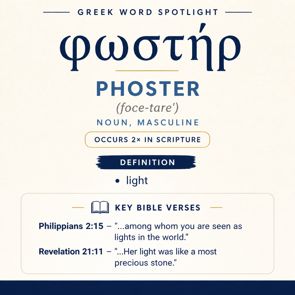 Exploring the Meaning of Phoster in Greek statistics