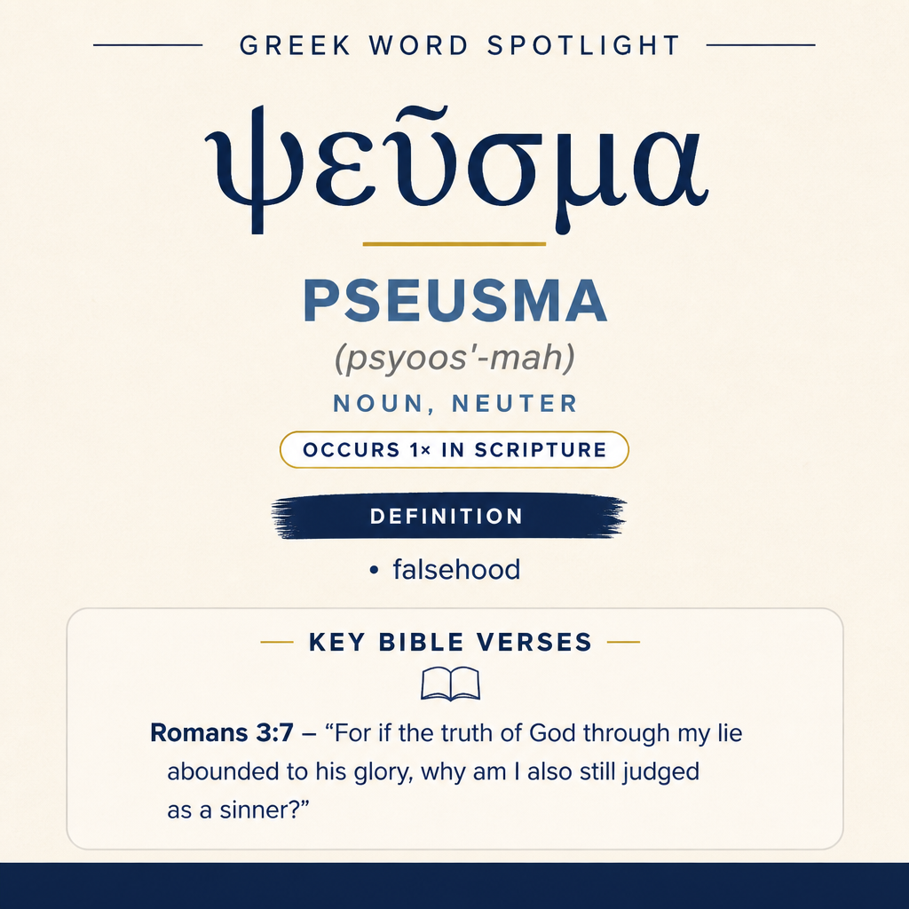 Exploring the Meaning of Pseusma in Greek statistics