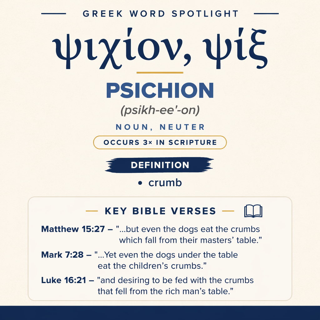 Exploring the Meaning of Psichion in Greek statistics