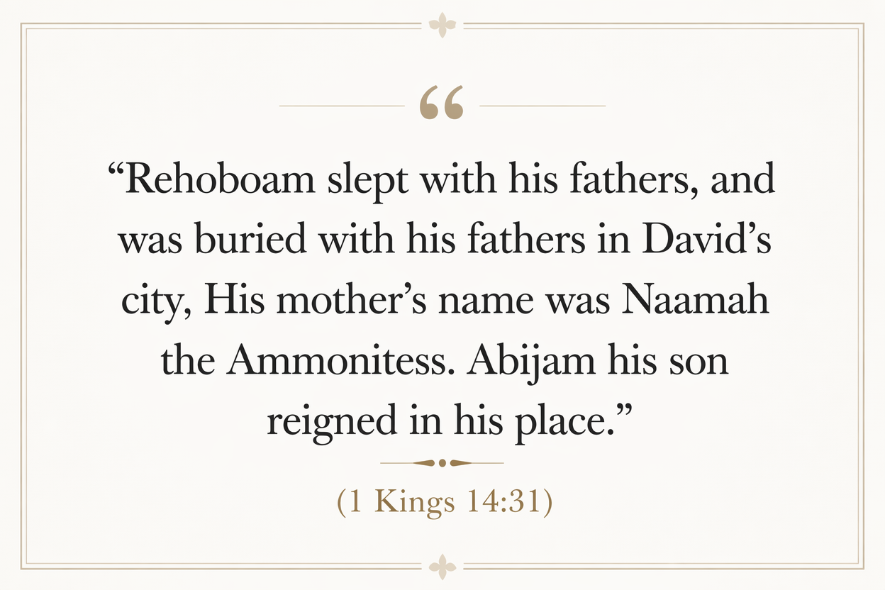 Key insight about Discovering the Meaning of 'Abiyam in Hebrew