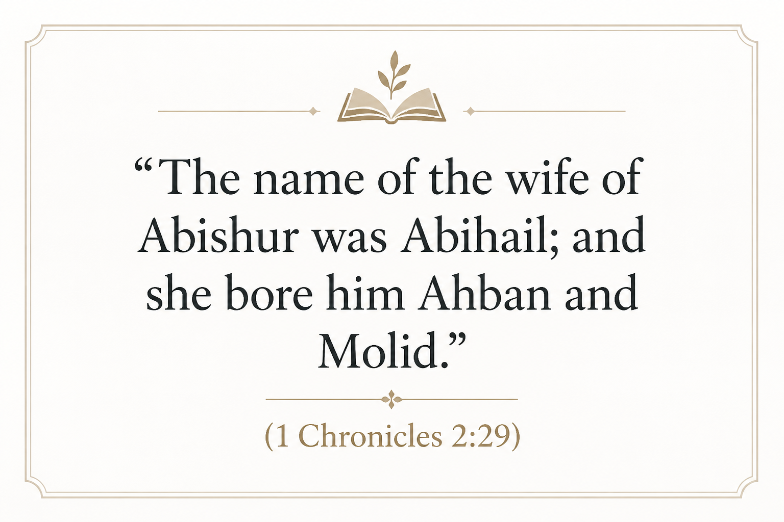 Key insight about Discovering the Meaning of 'Abiyhayil in Hebrew