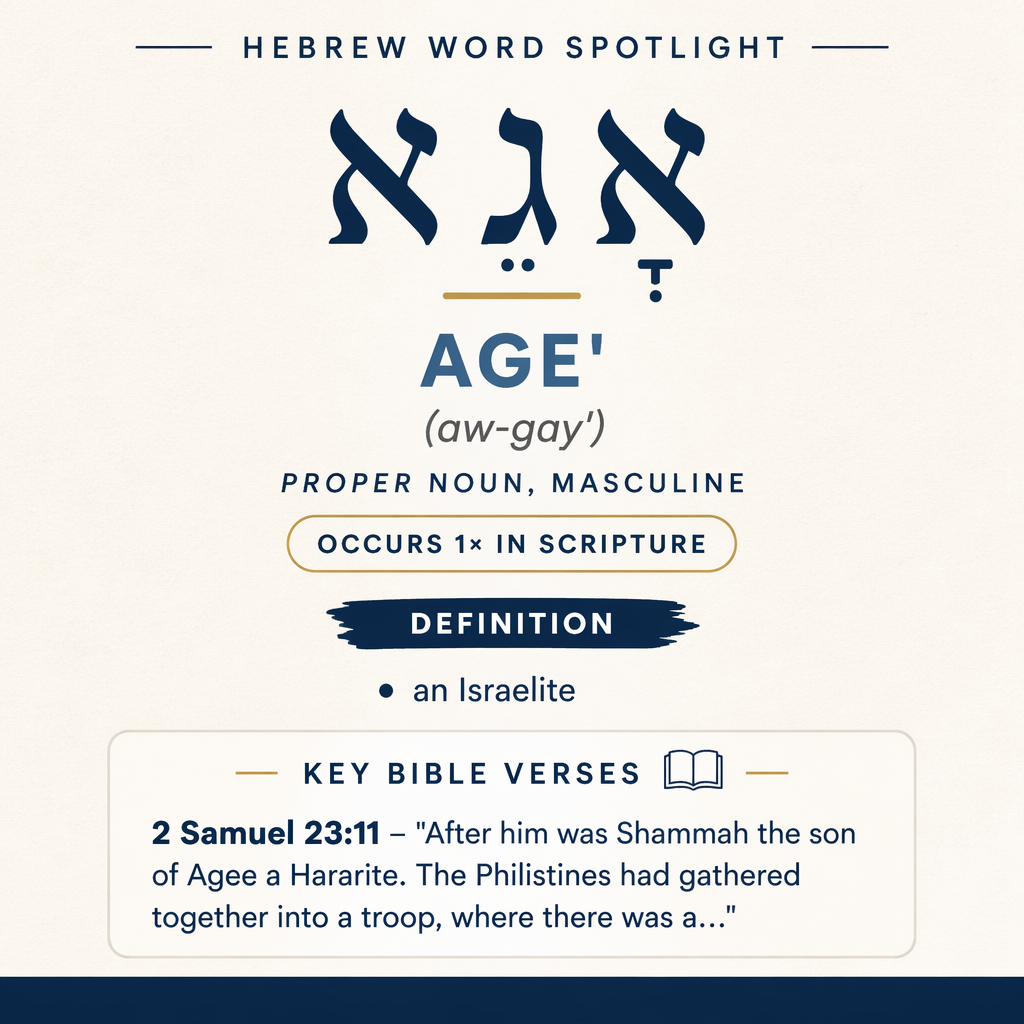 Exploring the Meaning of 'Age' in Hebrew statistics