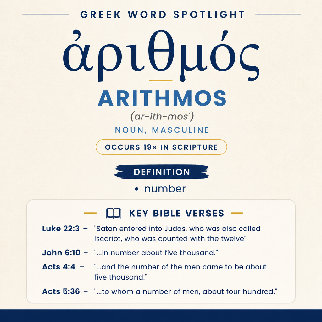 Exploring the Meaning of Arithmos in Greek statistics