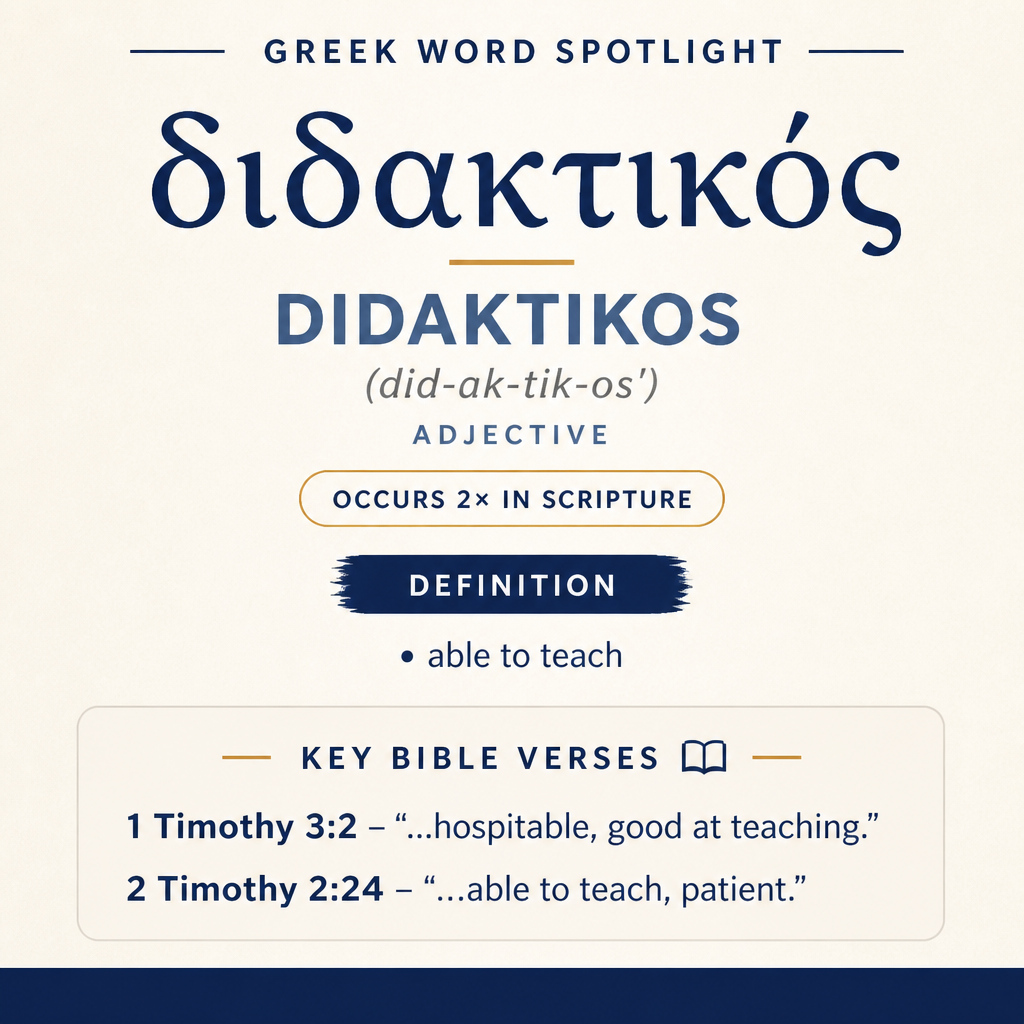 Exploring the Meaning of Didaktikos in Greek statistics