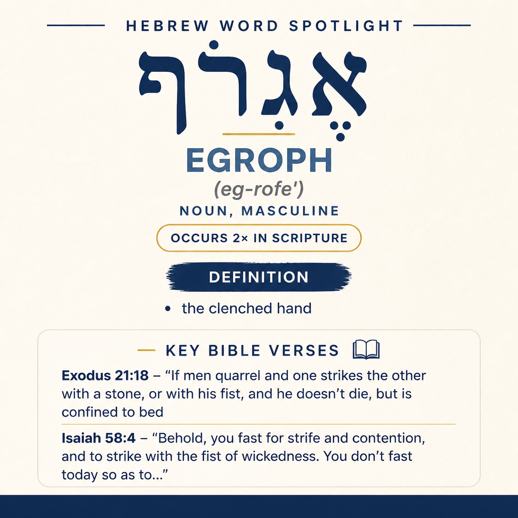 Exploring the Meaning of 'egroph in Hebrew statistics