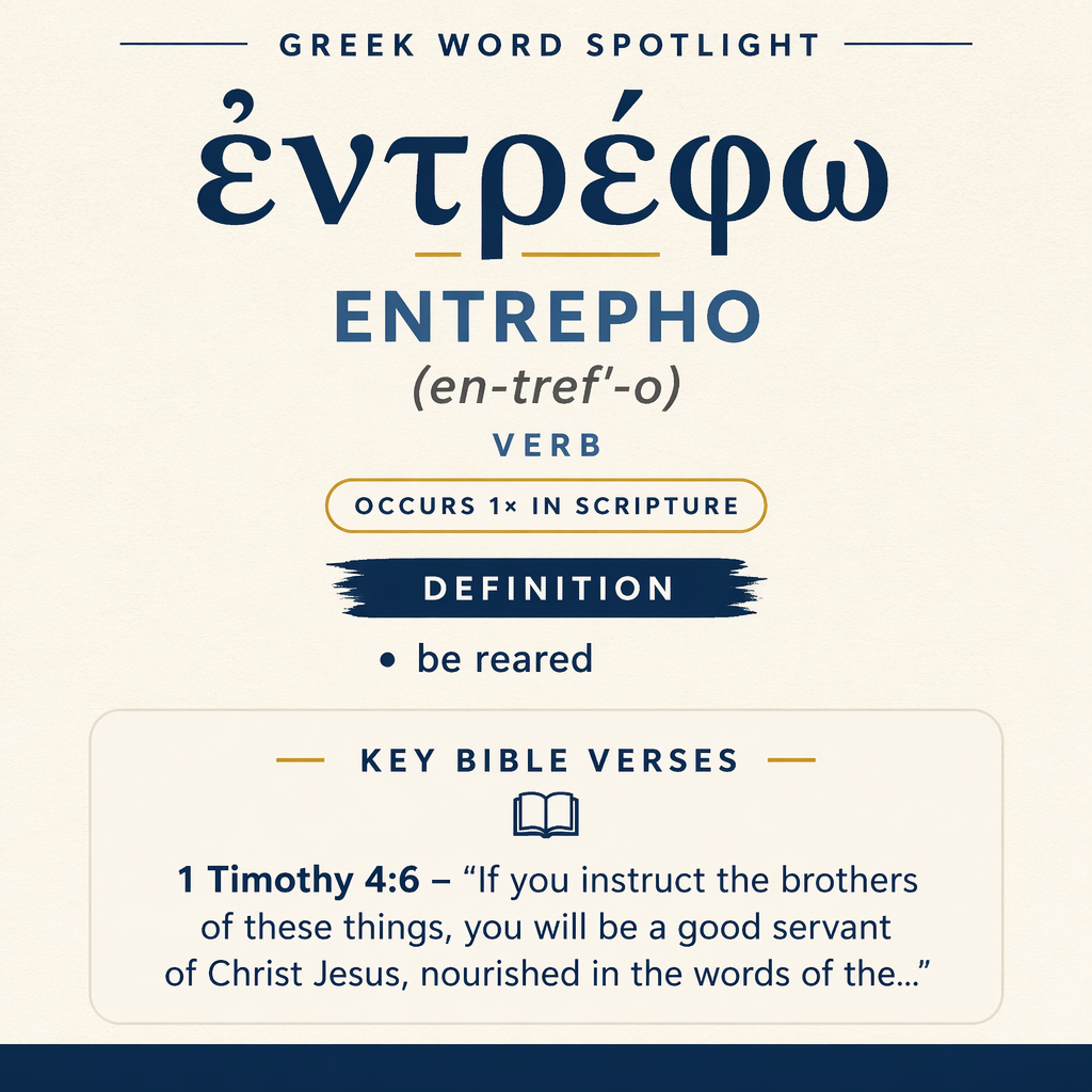 Exploring the Meaning of Entrepho in Greek statistics