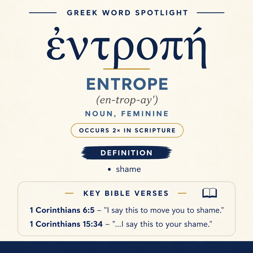 Exploring the Meaning of Entrope in Greek statistics