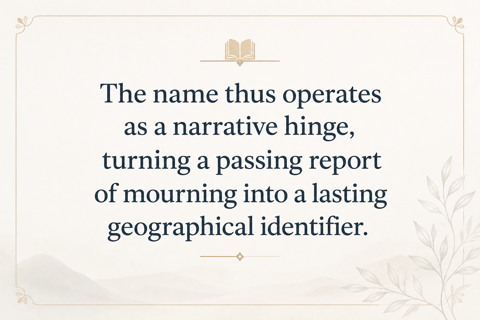 Key insight about Exploring What 'Abel Mitsrayim Mean in Hebrew