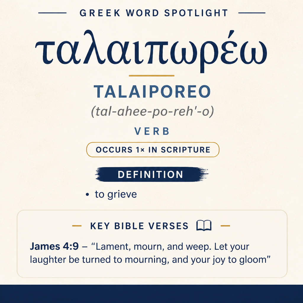 Exploring the Meaning of Talaiporeo in Greek statistics