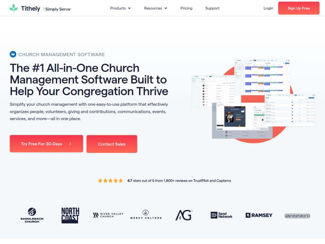 Tithely Church Management, powered by the former Breeze ChMS
