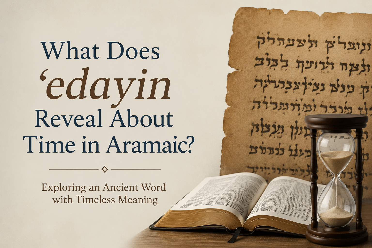 What Does 'Edayin Reveal About Time in Aramaic?