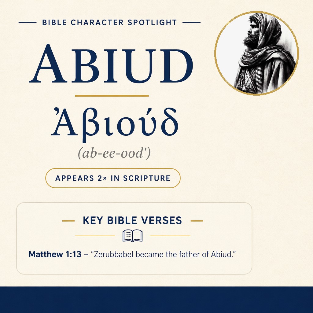 Who was Abiud in the bible? - character overview