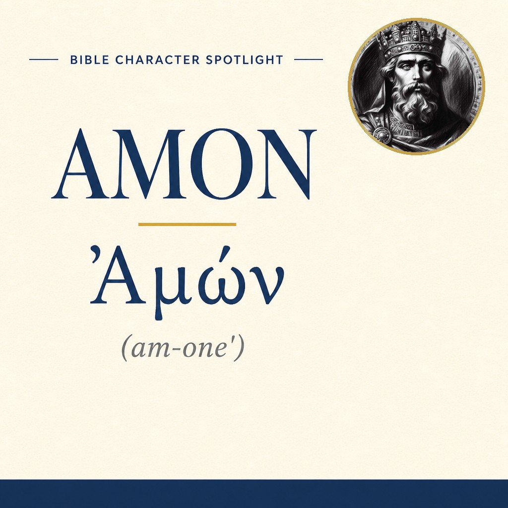 Who was Amon in the bible? - character overview