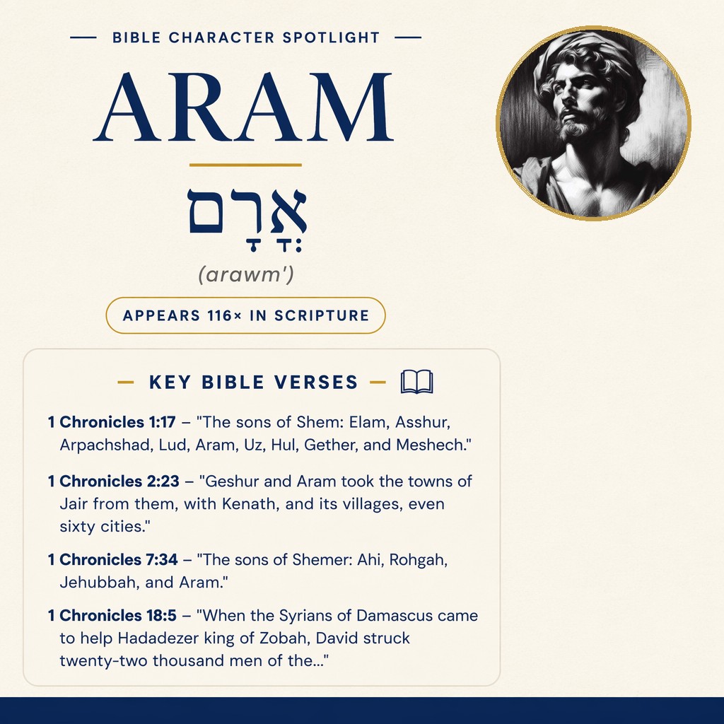 Who was Aram in the bible? - character overview