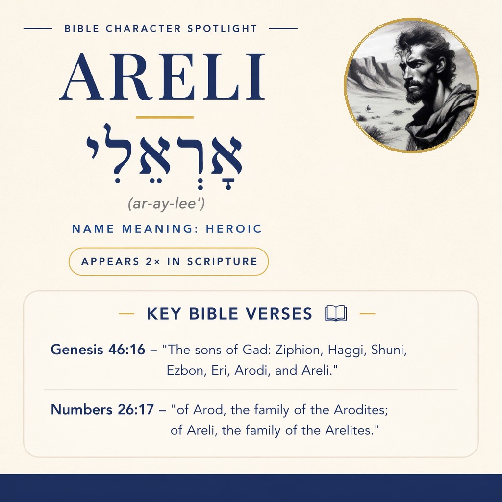 Who was Areli in the bible? - character overview