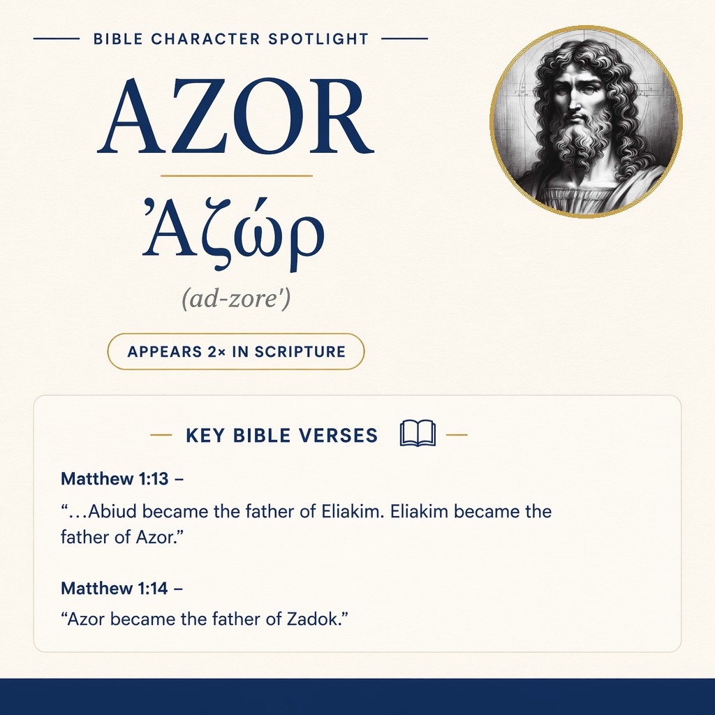 Who was Azor in the bible? - character overview