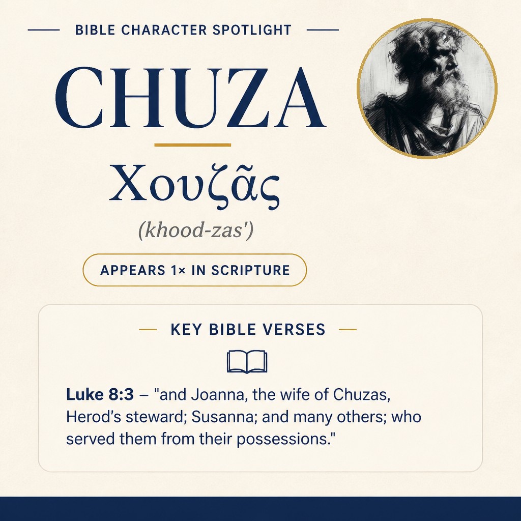 Who was Chuza in the bible? - character overview